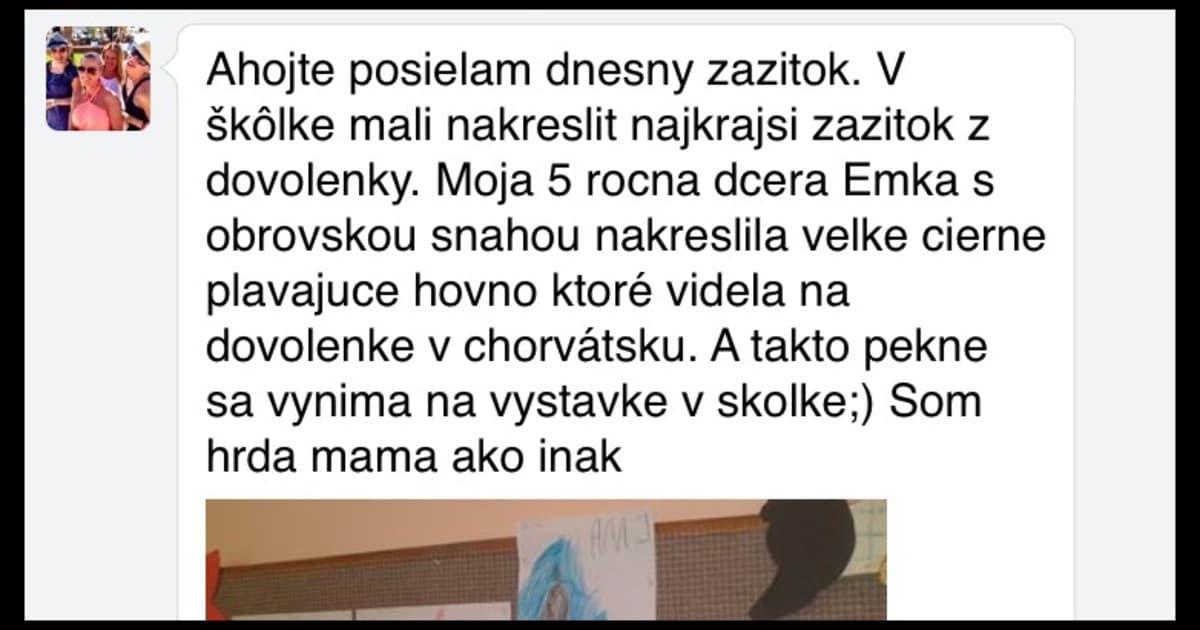 Najkrajší dovolenkový zážitok malej Emky