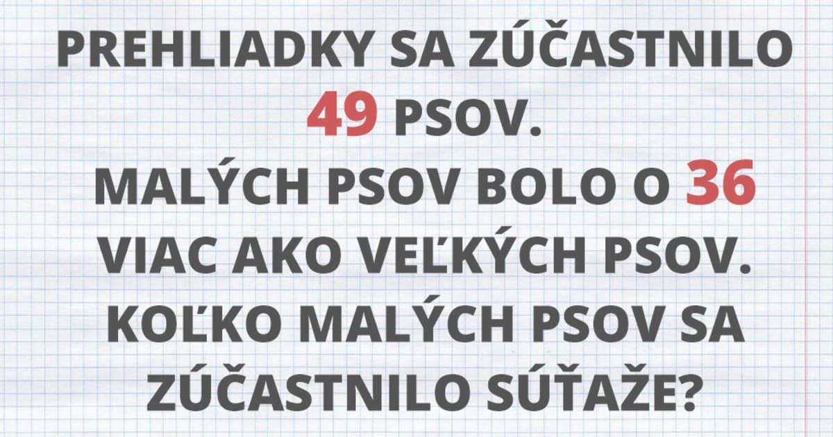 Vieš vyriešiť tento matematický príklad 7-ročného dievčatka? Výsledok pani učiteľky ťa prekvapí