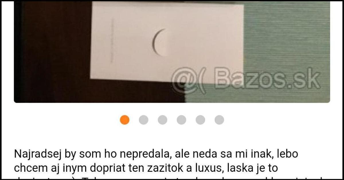Predáva telefón, no zároveň spomenula, ako si našla frajera