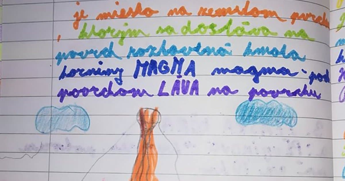 Dcéra nakreslila sopku. Mama mala čo robiť, aby nevybuchla smiechom.