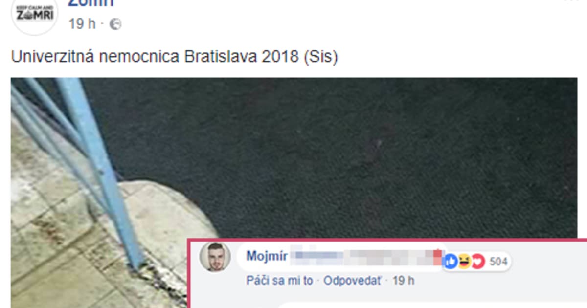 V bratislavskej nemocnici zamykajú rohožky na reťaz. Tento Slovák to svojim komentárom zaklincoval