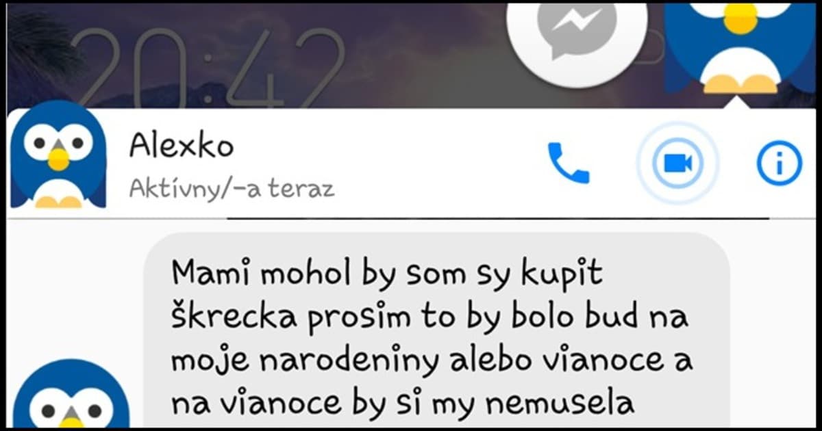 FunSMS: Júlii napísal syn. Chce škrečka. Použil silné argumenty!