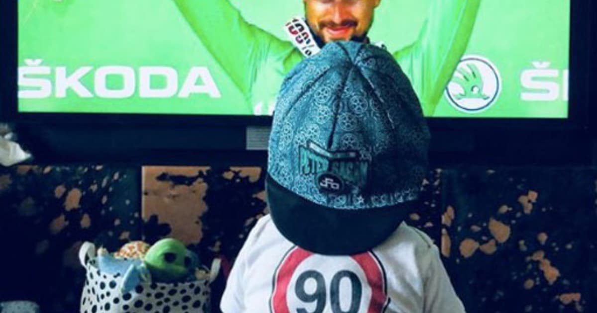 Fotka, ktorá obletela svet! Takto fandí Petrovi Saganovi jeho malý synček Marlon