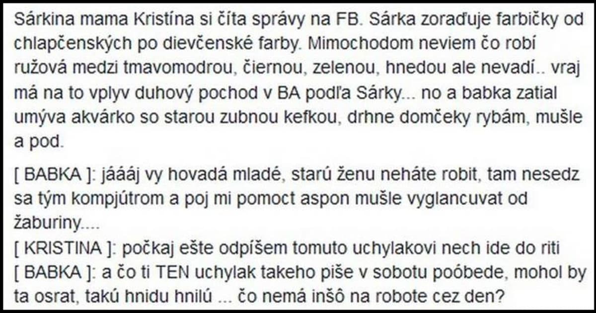 Matúšova babka je späť. Tentoraz o úchyloch na internete!