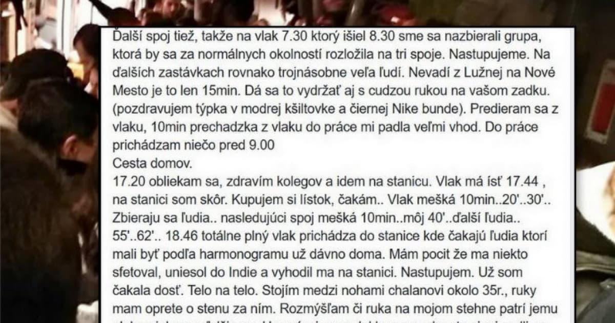Pravda o cestovaní vo vlaku. Prečítaj si Luciin príbeh a pochopíš!