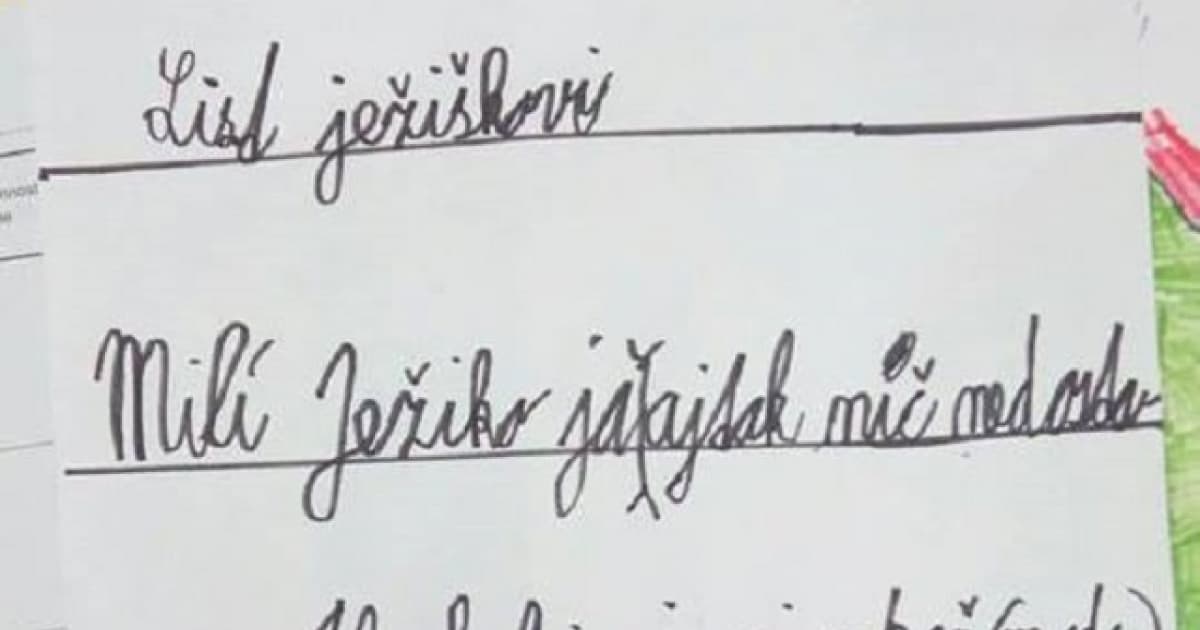 Najskromnejší list Ježiškovi, aký sme kedy videli