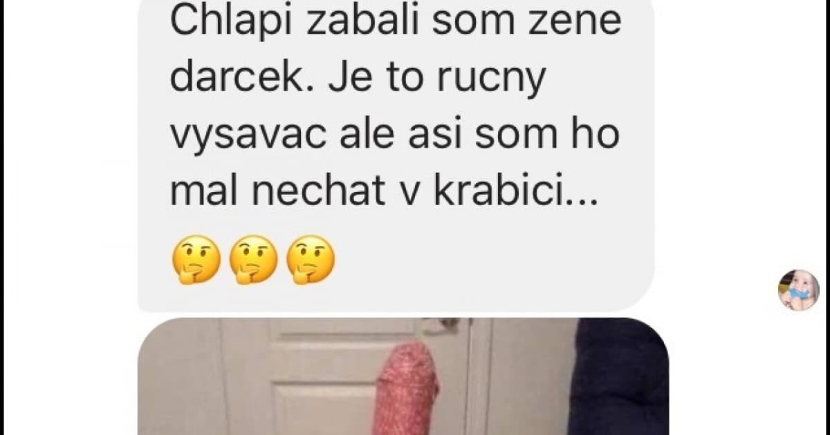 Laci už svojej žene zabalil vianočný darček. Myslíš, že to spozná?