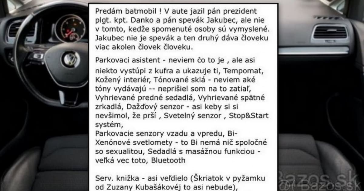 Tento povianočný inzerát baví celé Slovensko. Indícia: gynekológ!