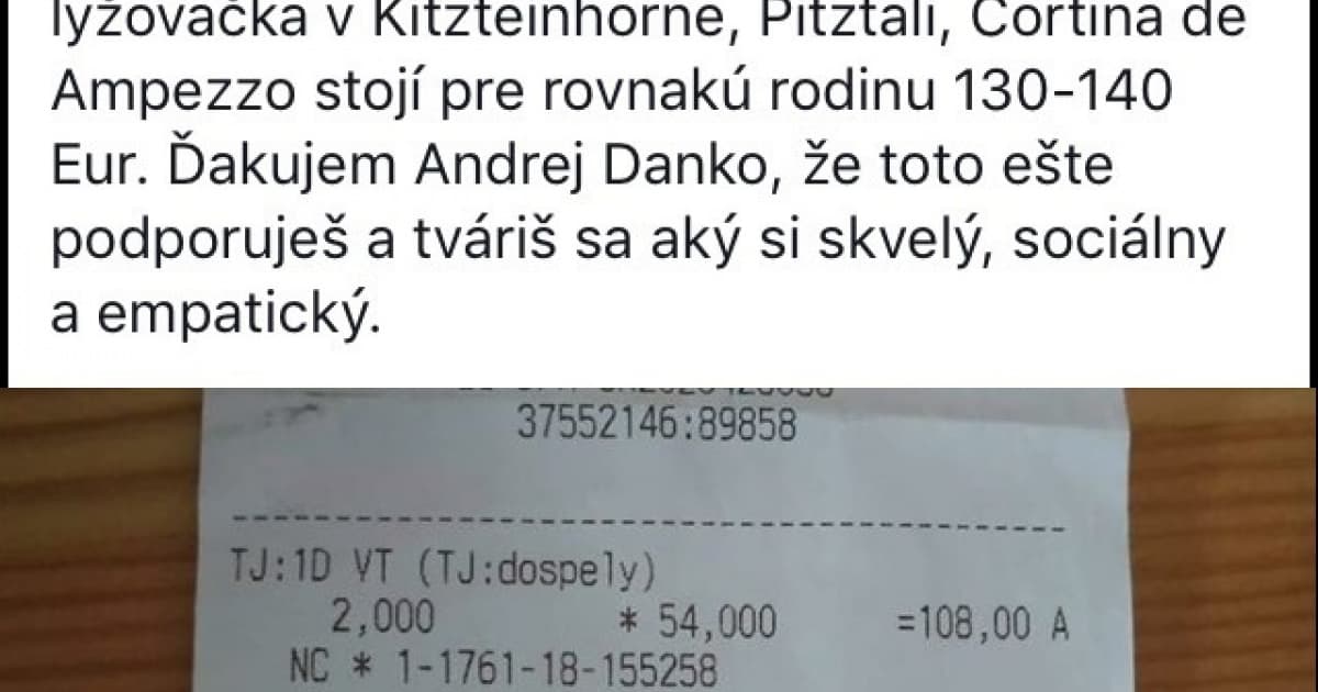 Tento Slovák je nahnevaný na to, koľko zaplatil za lyžovačku v Tatrách