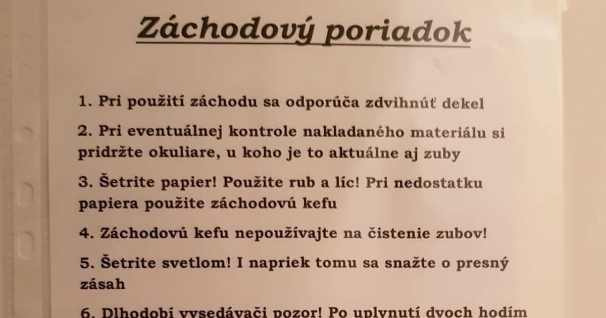 Vo Fekišovciach starostka, v Marianke na obecnom úrade záchodový poriadok