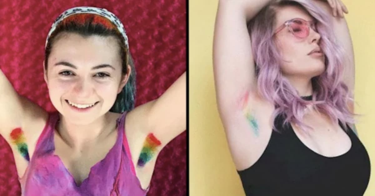 Podpazušie vo farbách dúhy? To je nový, šialený trend vo svete sociálnych sietí
