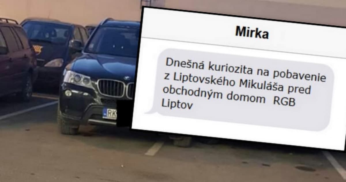 FunFOTO: V Liptovskom Mikuláši sa autá na parkovisku túlia