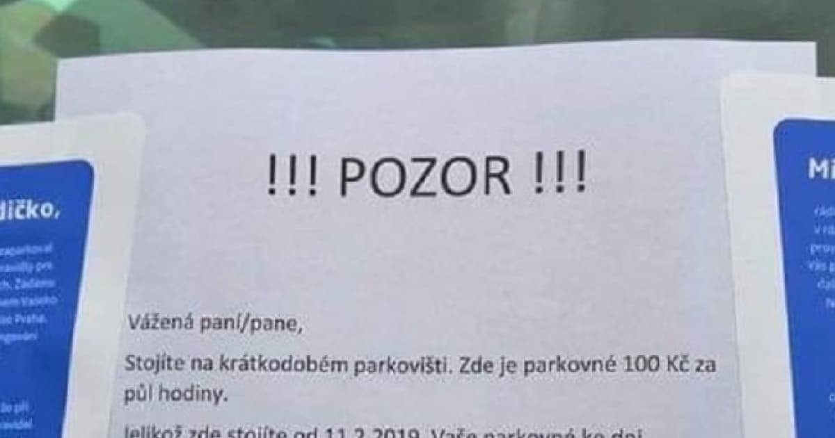 Na dva týždne išiel na dovolenku, zaparkoval na zlom mieste. Neuveríš, akú pokutu dostal!