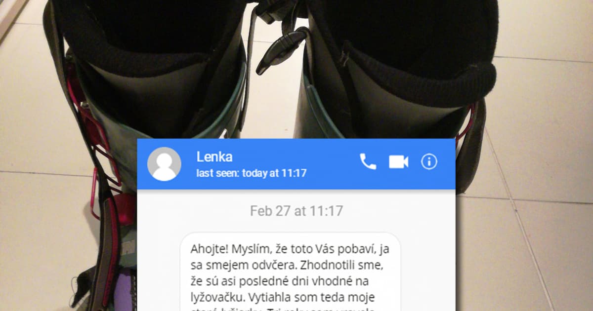 Lenka bola lyžovať. S lyžiarkami sa jej stalo niečo, na čom sa smeje dodnes