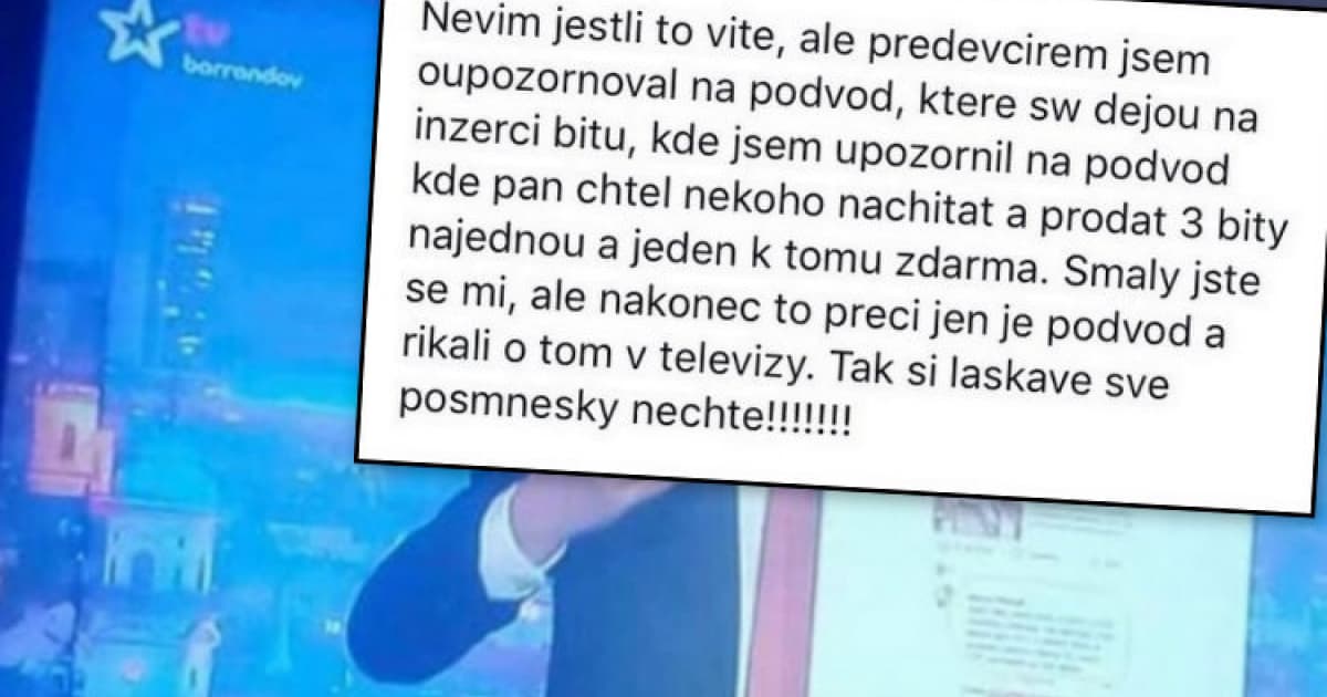 Čech, ktorý reagoval na byt 3+1, píše opäť. Stále tomu verí!