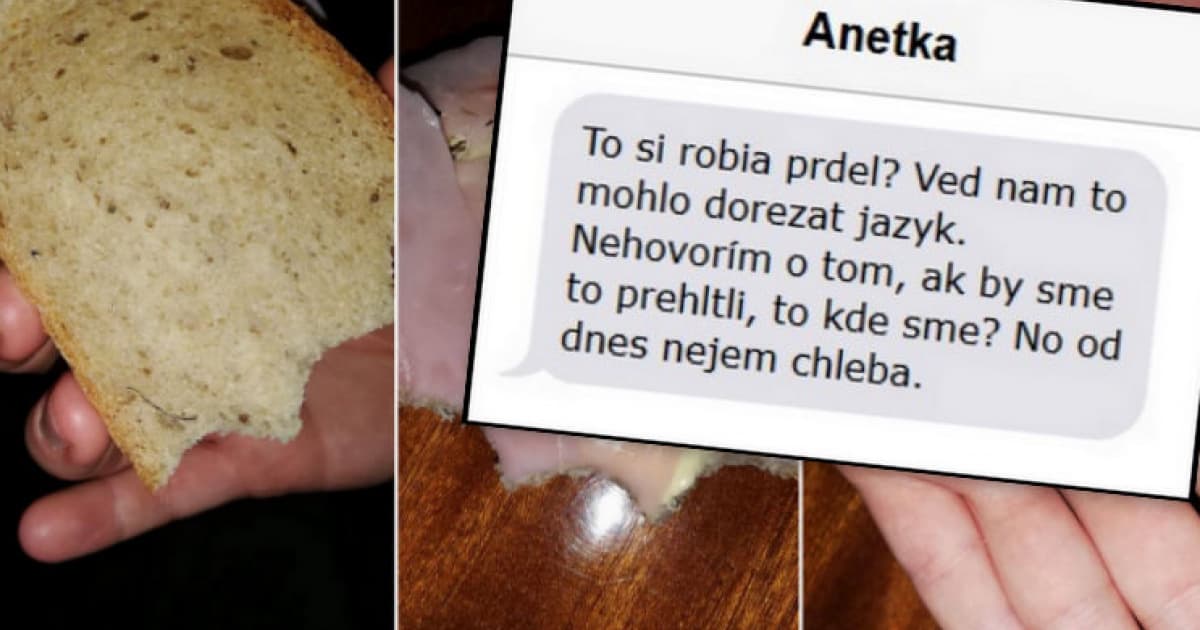 Anetka zahryzla do chleba a zostala v šoku. Pozri, čo v ňom bolo!