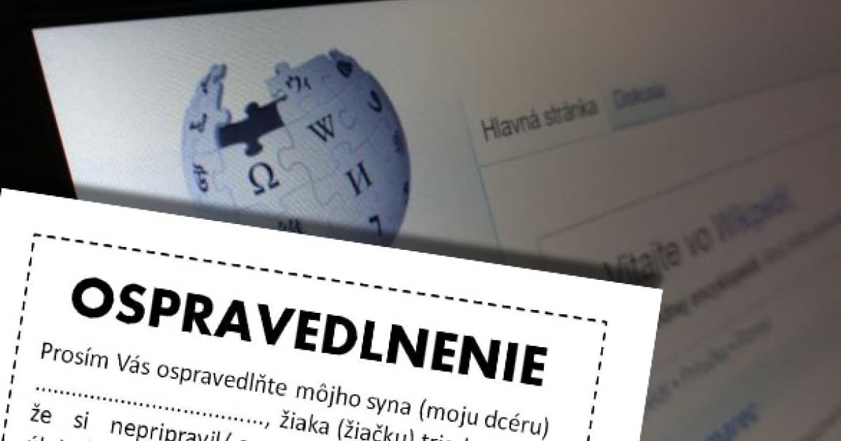 Slovenská Wikipédia bola včera nedostupná. Dávid preto vymyslel geniálnu ospravedlnenku