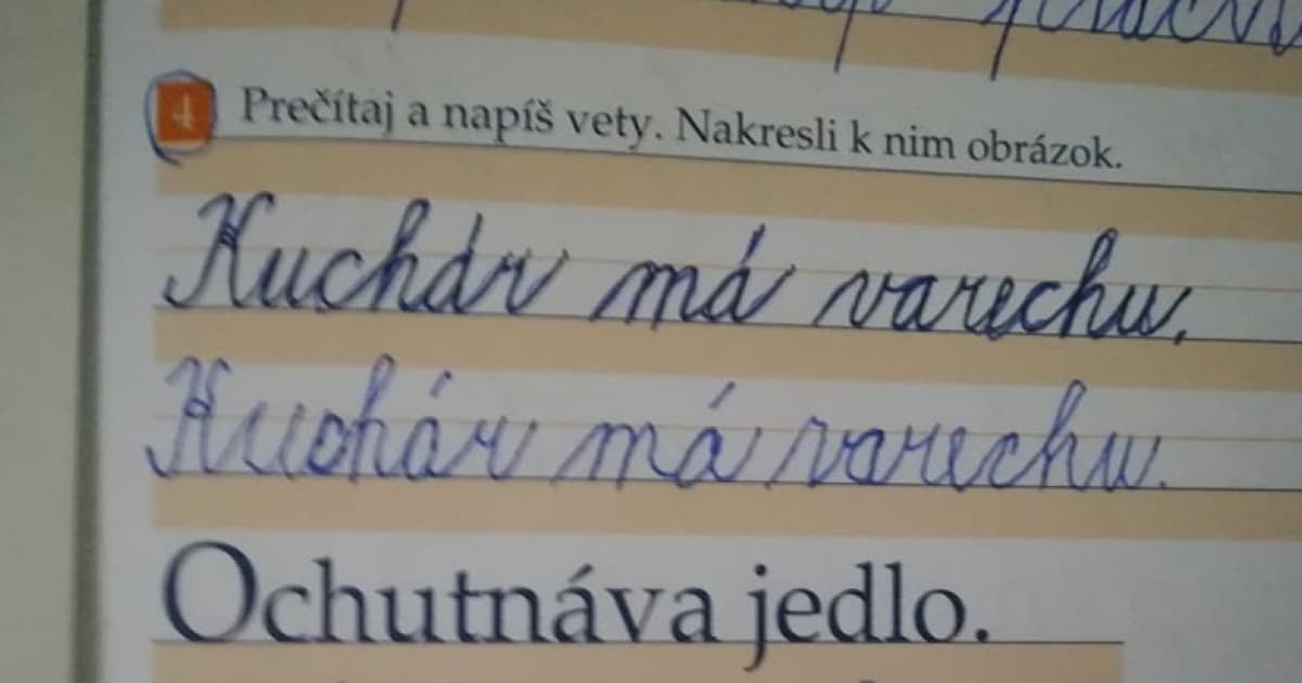 Daniela: „Dnes sa zadarilo môjmu prvákovi“