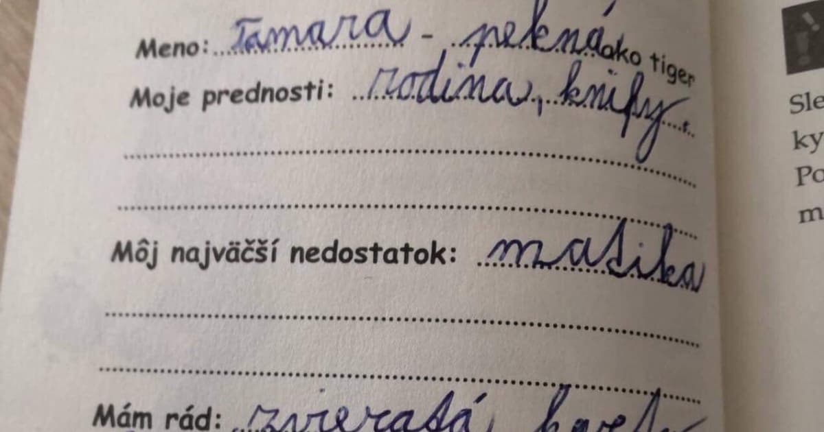 Malá Tamarka a jej vizitka. Čítaj, čo ju najviac hnevá!