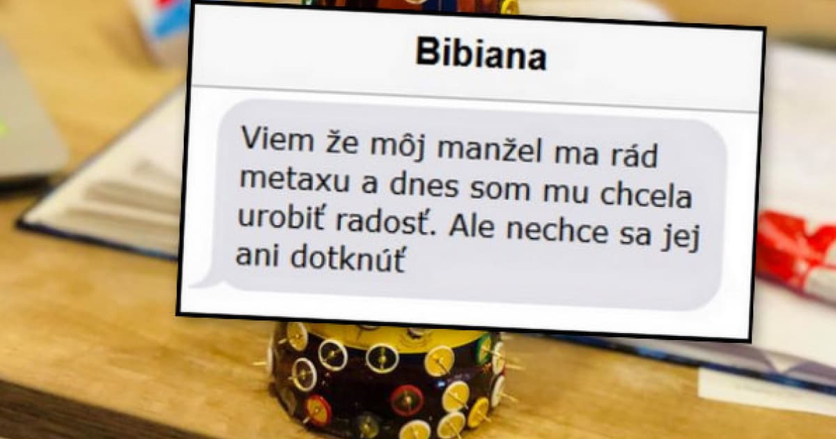 Chcela mu urobiť radosť, no on sa jej nechce dotknúť