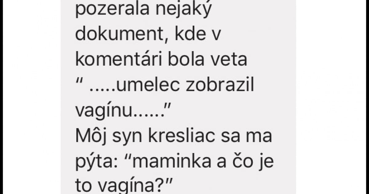Snažila sa vysvetliť 3-ročnému, čo je to vagína. Vtedy pochopila, že klamať sa nemá