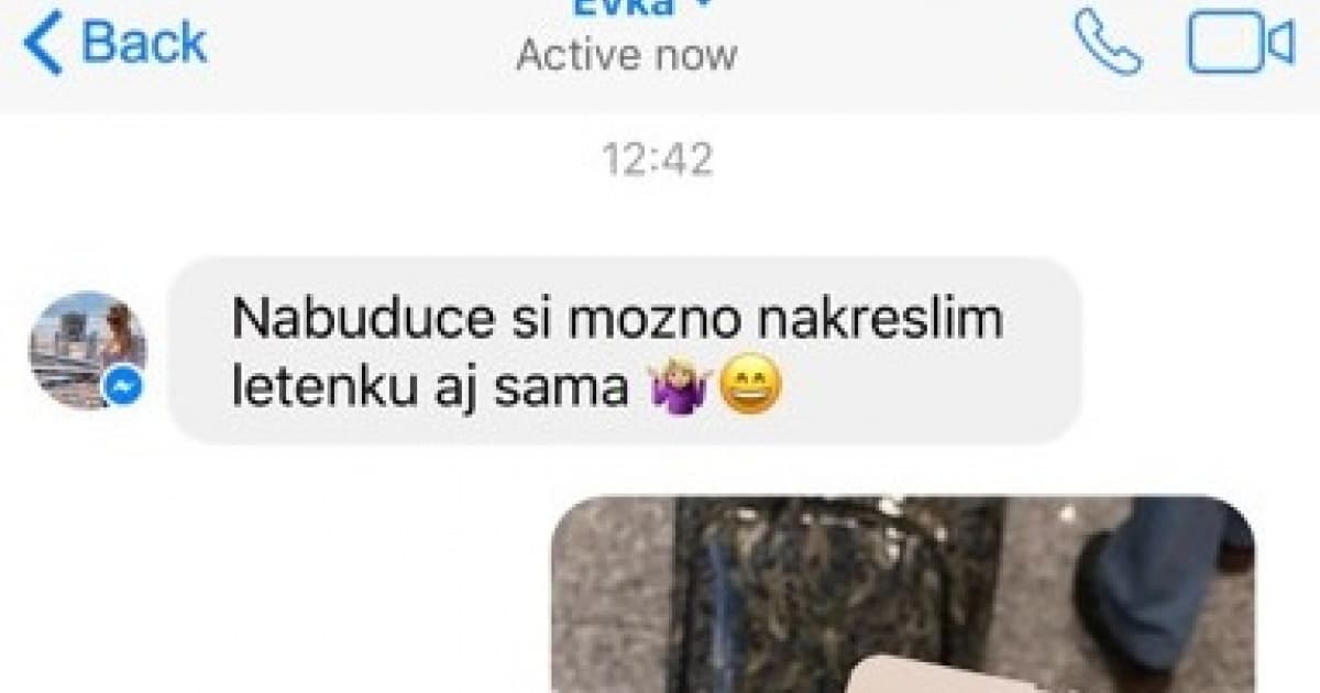 Evka sa vracia z dovolenky. Letenku, ktorú dostala, si určite nechá na pamiatku