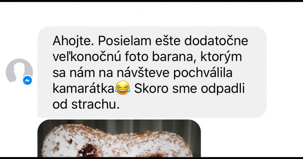 Kamarátka sa jej pochválila so svojim veľkonočným baránkom. Dominika skoro odpadla od strachu