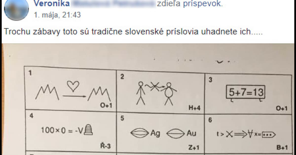 Tradičné slovenské príslovia ukryté v jednoduchých obrázkoch. Rozlúštiš všetkých 17?