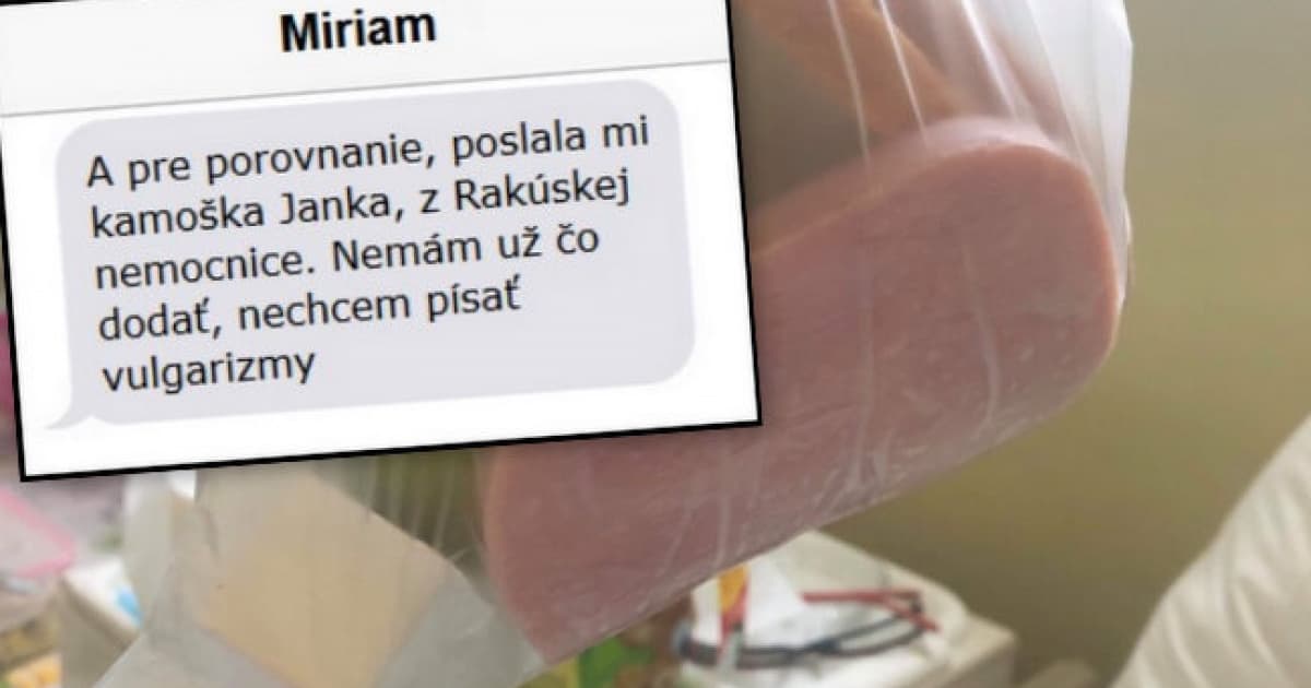 Miriam dostala v martinskej nemocnici takúto večeru: „Je mi do plaču!“