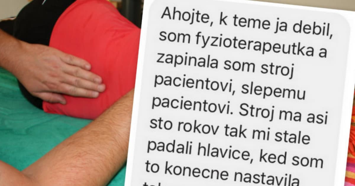 Lucia a jej deň debil. Toto vyviedla slepému pacientovi!