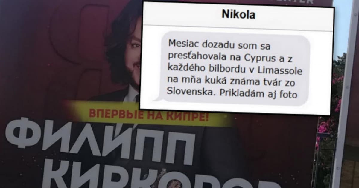 Presťahovala sa na Cyprus, no jeho vidí všade. Tá podoba!