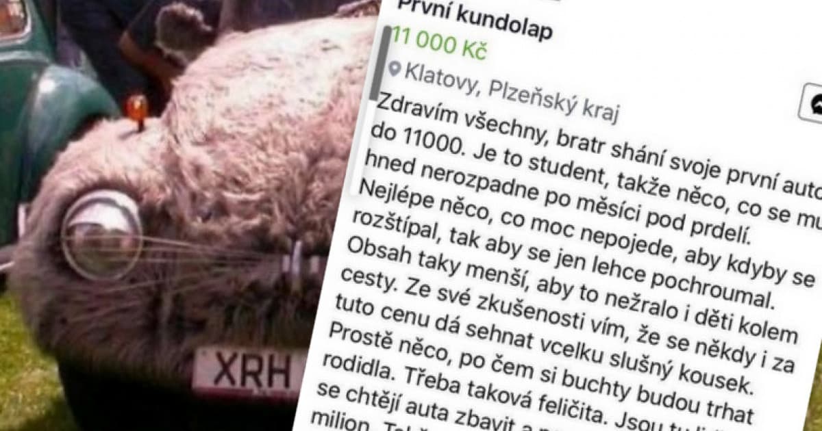 Brat zháňa pre brata prvé auto. Keďže ho má rád, požiadavky sú nasledovné