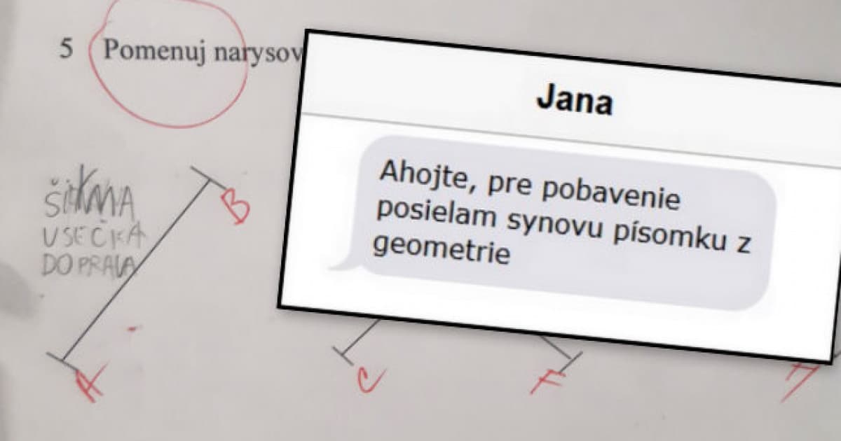 Tebe išla geometria? Tento chlapčisko s tým má menší problém