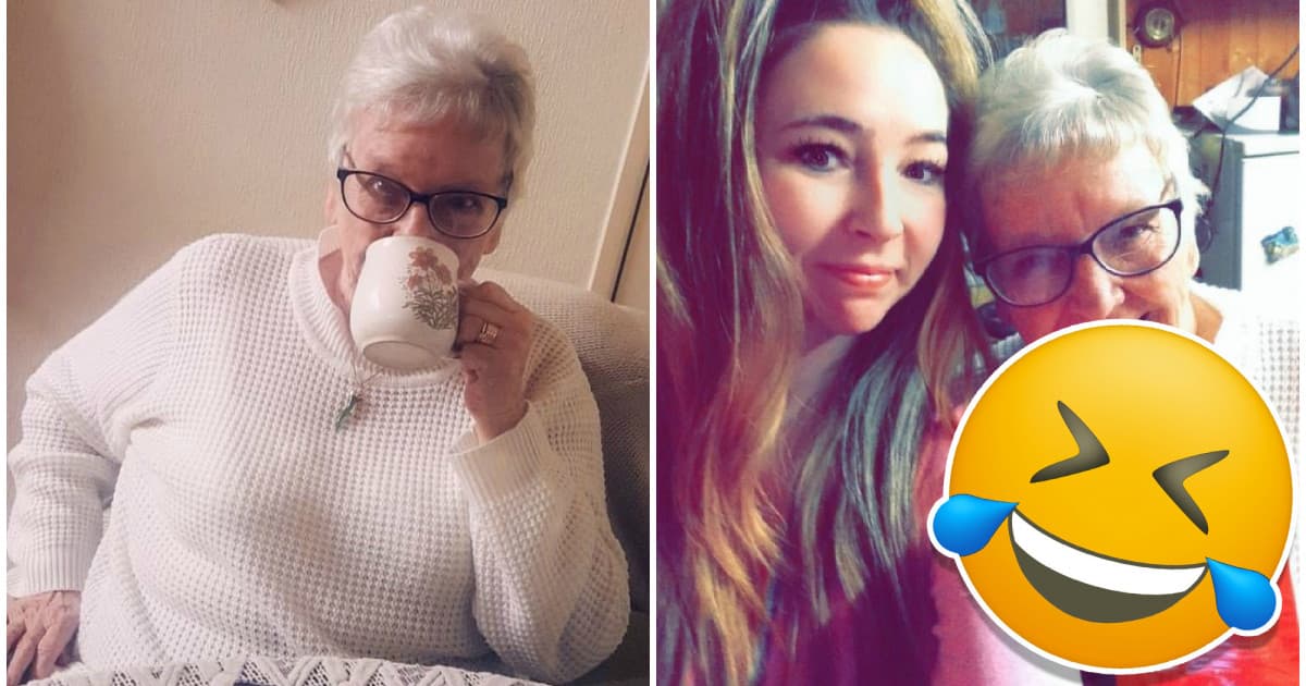 Babka šla kúpiť čaj, no zabudla si okuliare. Keď jej vnučka uvidela, čo priniesla domov, rozosmiala sa