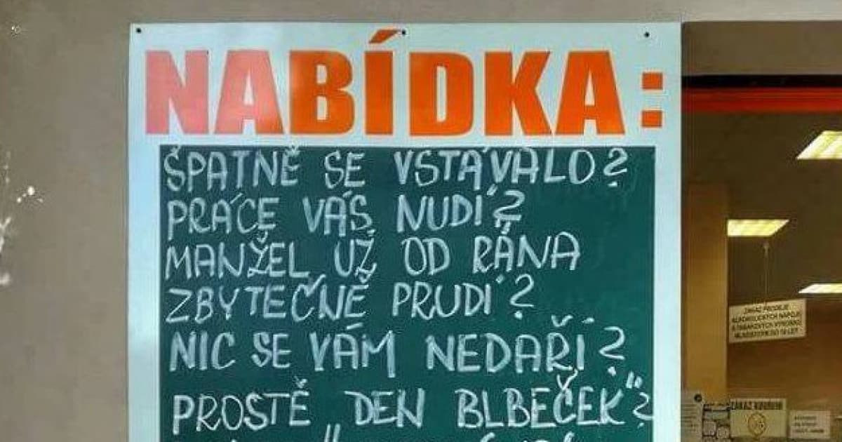 Máš „Den blbeček“? Táto ponuka z Čiech Ti ho zaručene vylepší!