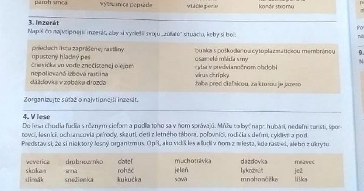 O čom rozmýšľa mrkva v záhone? Aj toto nájdeš v učebnici biológie pre ôsmakov!