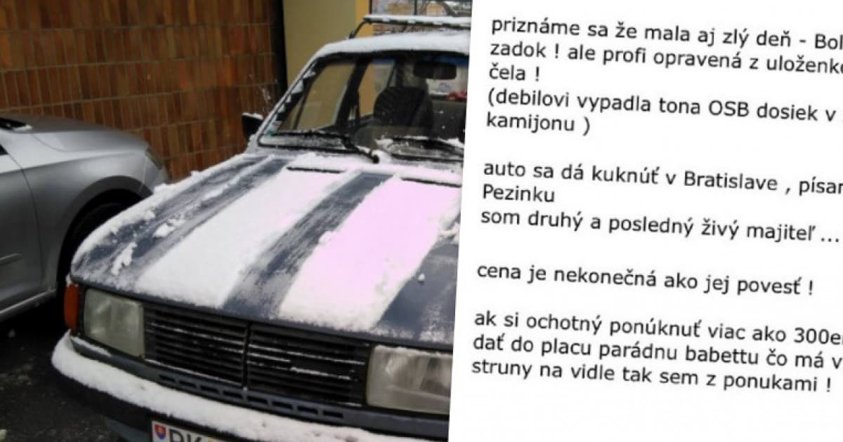 Slovák predáva filmovú hviezdu: „Auto hralo vo filme Čiara a je vo videoklipe Hej, sokoly“
