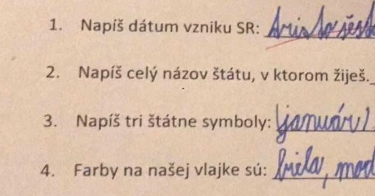 Vanda posiela písomku svojej sestry. Čerstvá druháčka vs. Slovensko