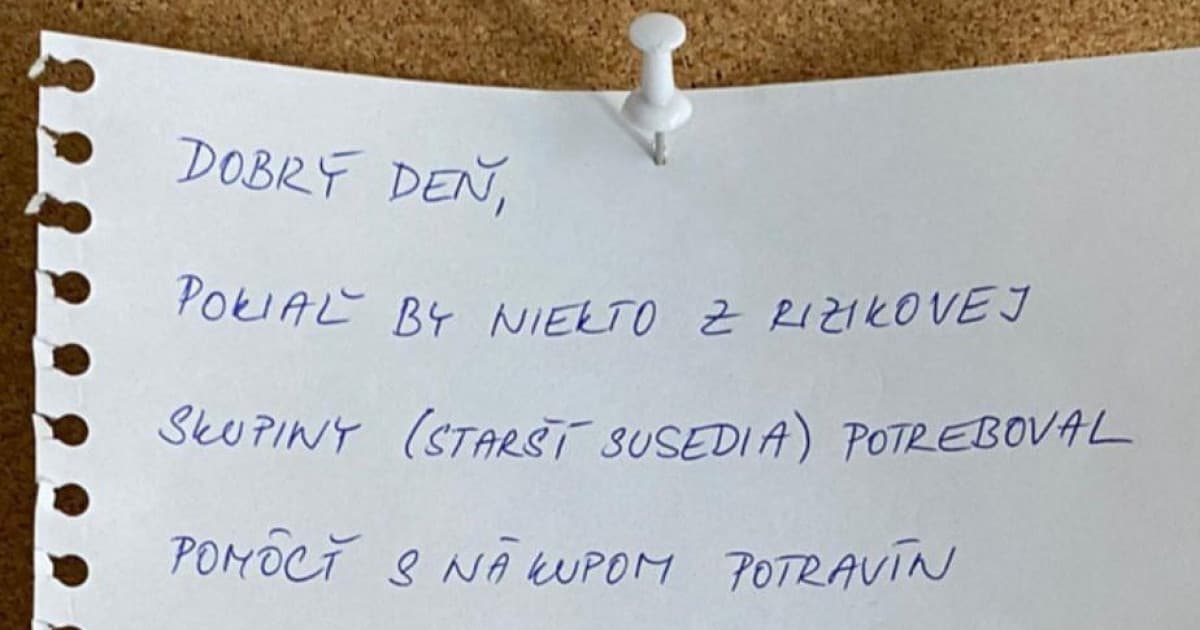 Takto by to malo vyzerať po celom Slovensku. Teraz je čas ukázať ľudskosť!