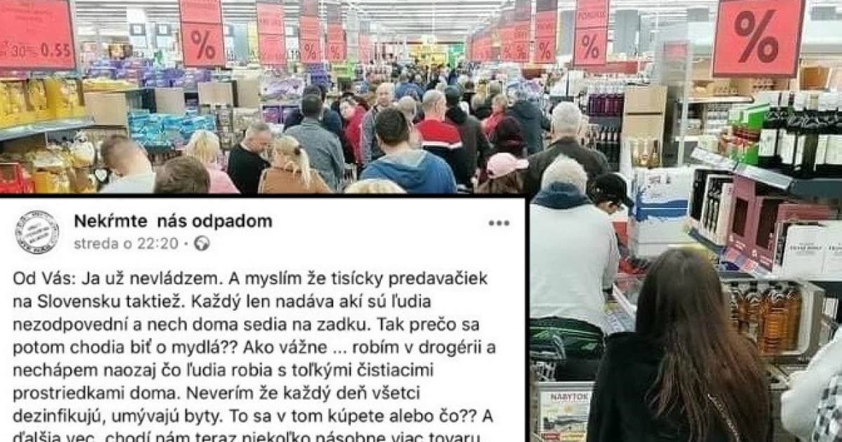 "Správate sa k nám, akoby sme boli stroje!" Predavačka napísala status, ktorým reaguje na arogantných Slovákov v obchodoch