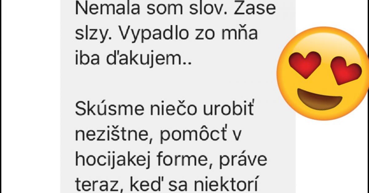 Poslucháčka zažila niečo, o čo sa musí podeliť: „Musíme sa k sebe správať ľudsky“