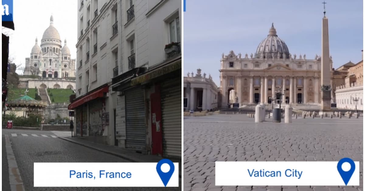Mestá duchov a svet v karanténe! Pozri si, ako to aktuálne vyzerá v Paríži, Benátkach a ďalších mestách