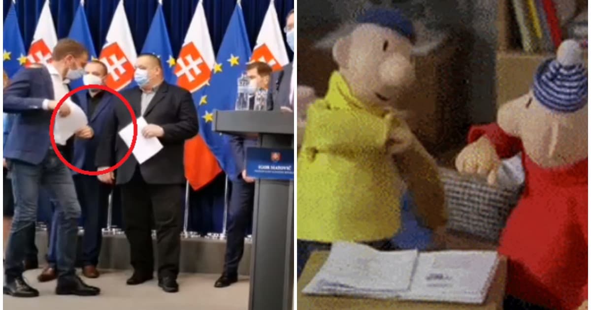 Pat a Mat predpovedali budúcnosť! Pozdrav lakťami v časoch koronavírusu používajú už 43 rokov