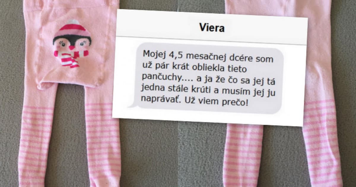 Nevedela, prečo jej dcéra nerada nosí tieto pančušky. Pri žehlení na to prišla!