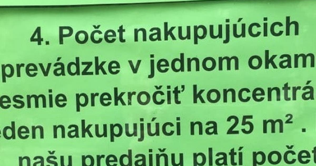 Mozgová zumba: koľko ľudí môže ísť naraz do tohto obchodu?