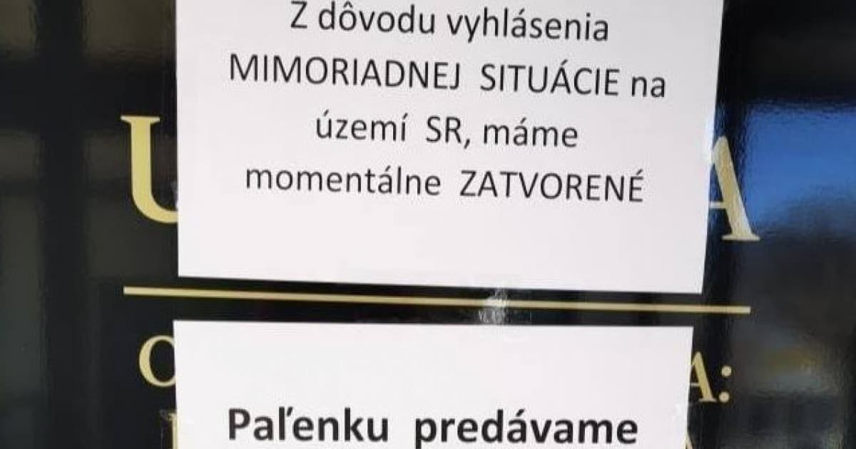 Majú zatvorené, no „paľenku“ predávajú. Prečítaj si, kde ju zoženieš!