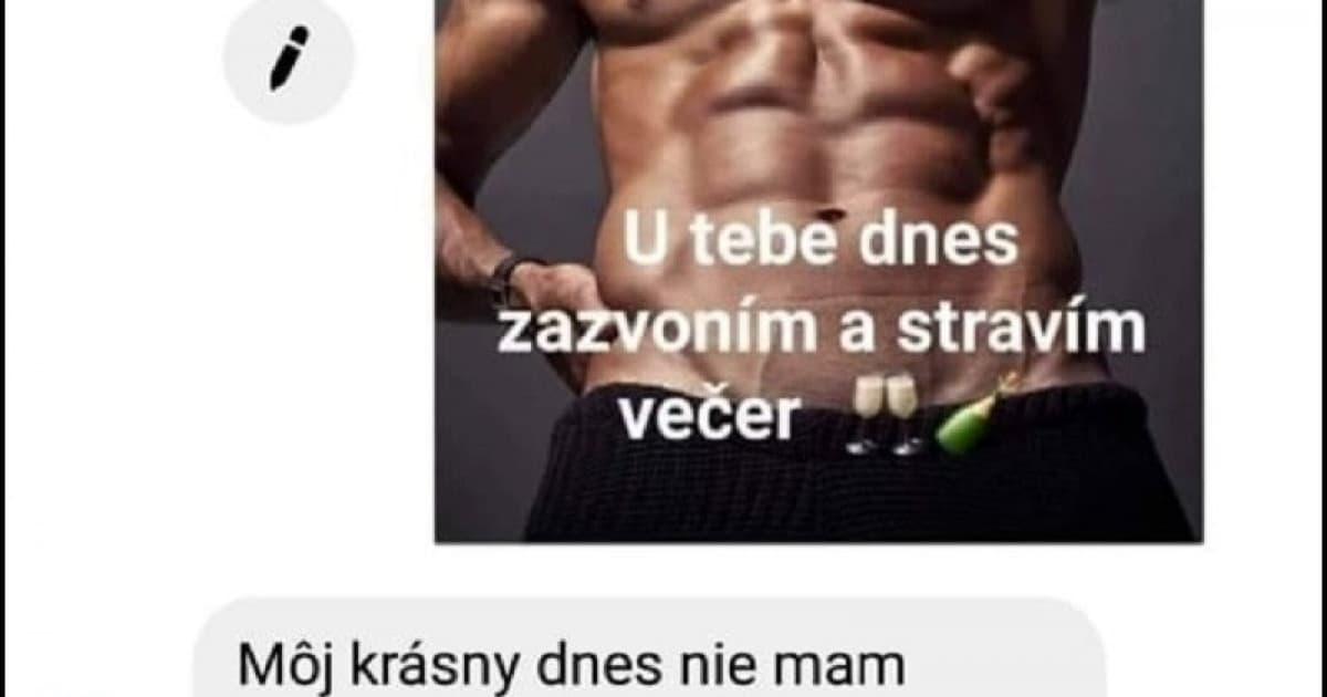Kamarátke poslala fotku polonahého fešáka. Takú reakciu však nečakala