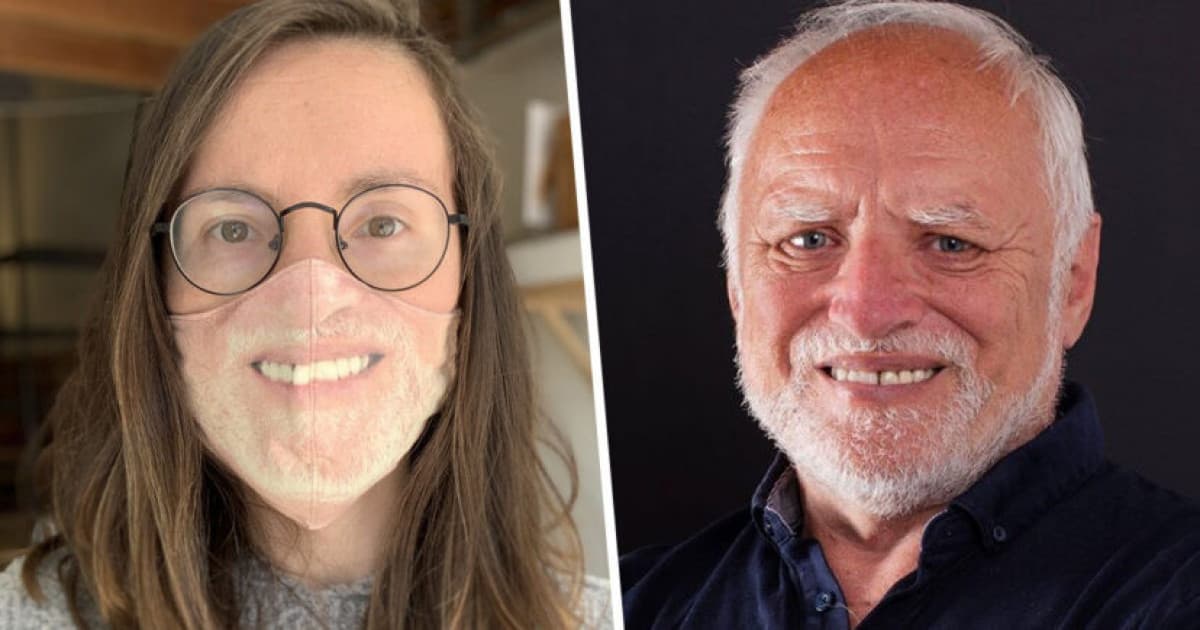 Danielle dostala skvelý nápad! Vyrába vtipné rúška s úsmevom, ktorý určite poznáš z mnohých memečiek