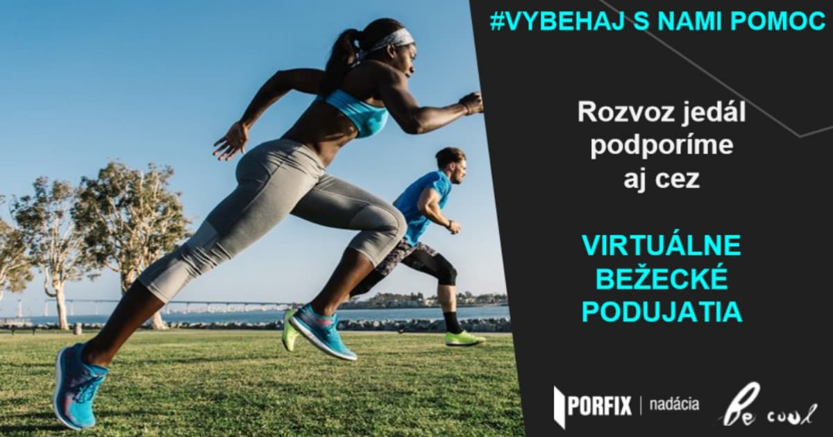 Vybehaj s nami pomoc! Zapoj sa do virtuálnych behov a zabezpeč tak donášku jedla ľuďom v prvej línii
