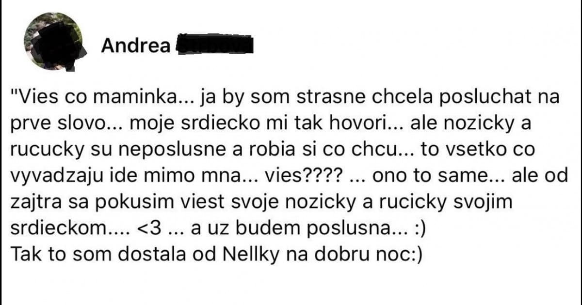 Andrea niekoľko rokov zbiera hlášky svojej dcéry. Prečítaj si tie najlepšie!